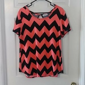 Chevron Print Top